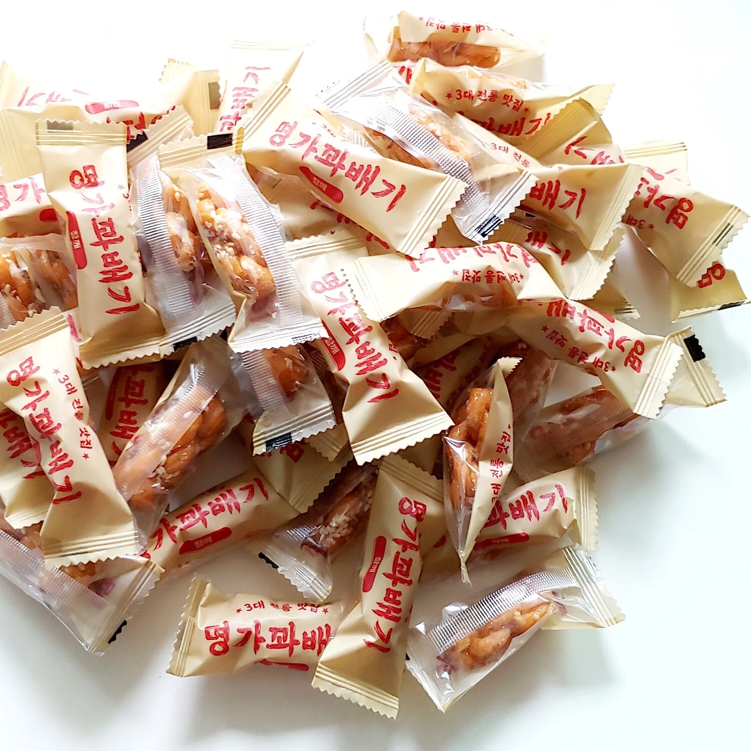 Korean Dessert Twisted Cookies Sesame Seed Myeongga KKwabaegi Snack 1 Pack kpop - Image 3